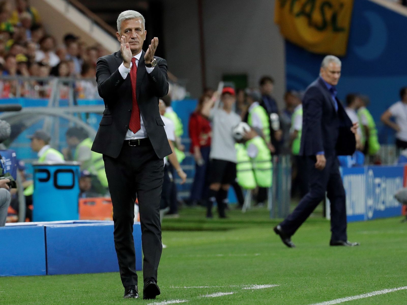 Las imágenes del Brasil-Suiza