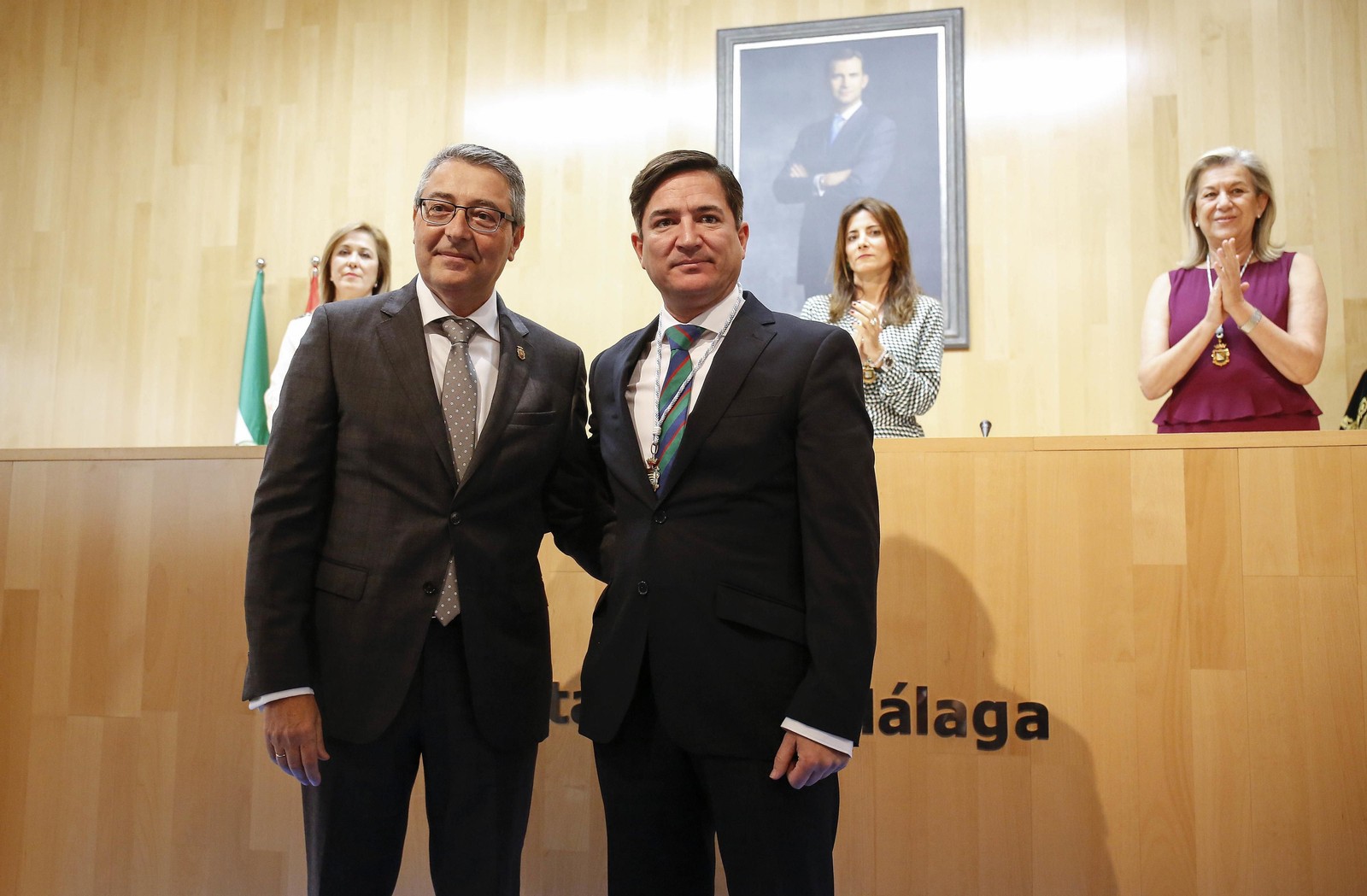 Las imágenes de la investidura de Francisco Salado como presidente de la Diputación de Málaga