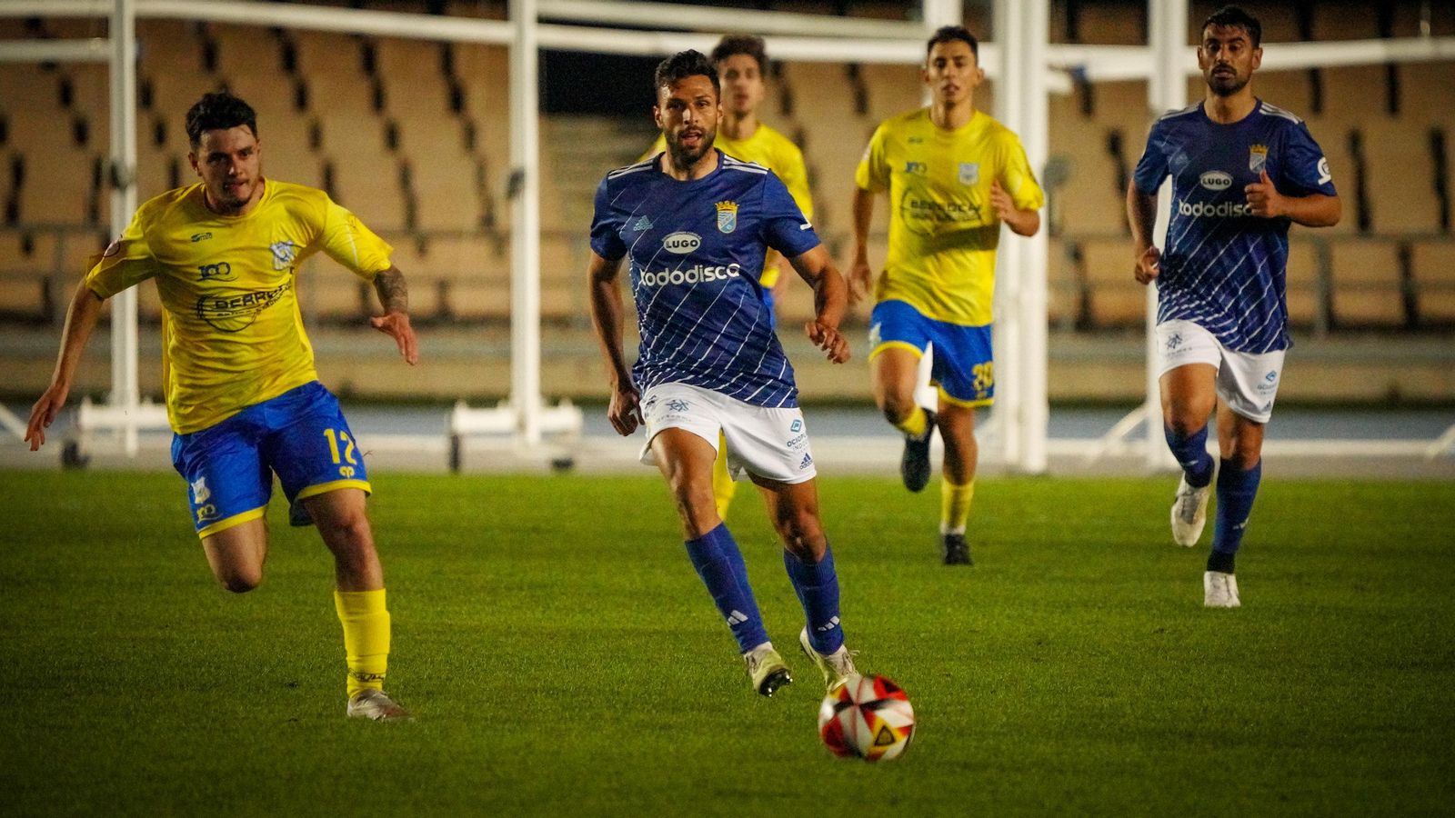 Belizón, en un momento del encuentro contra el Coria.