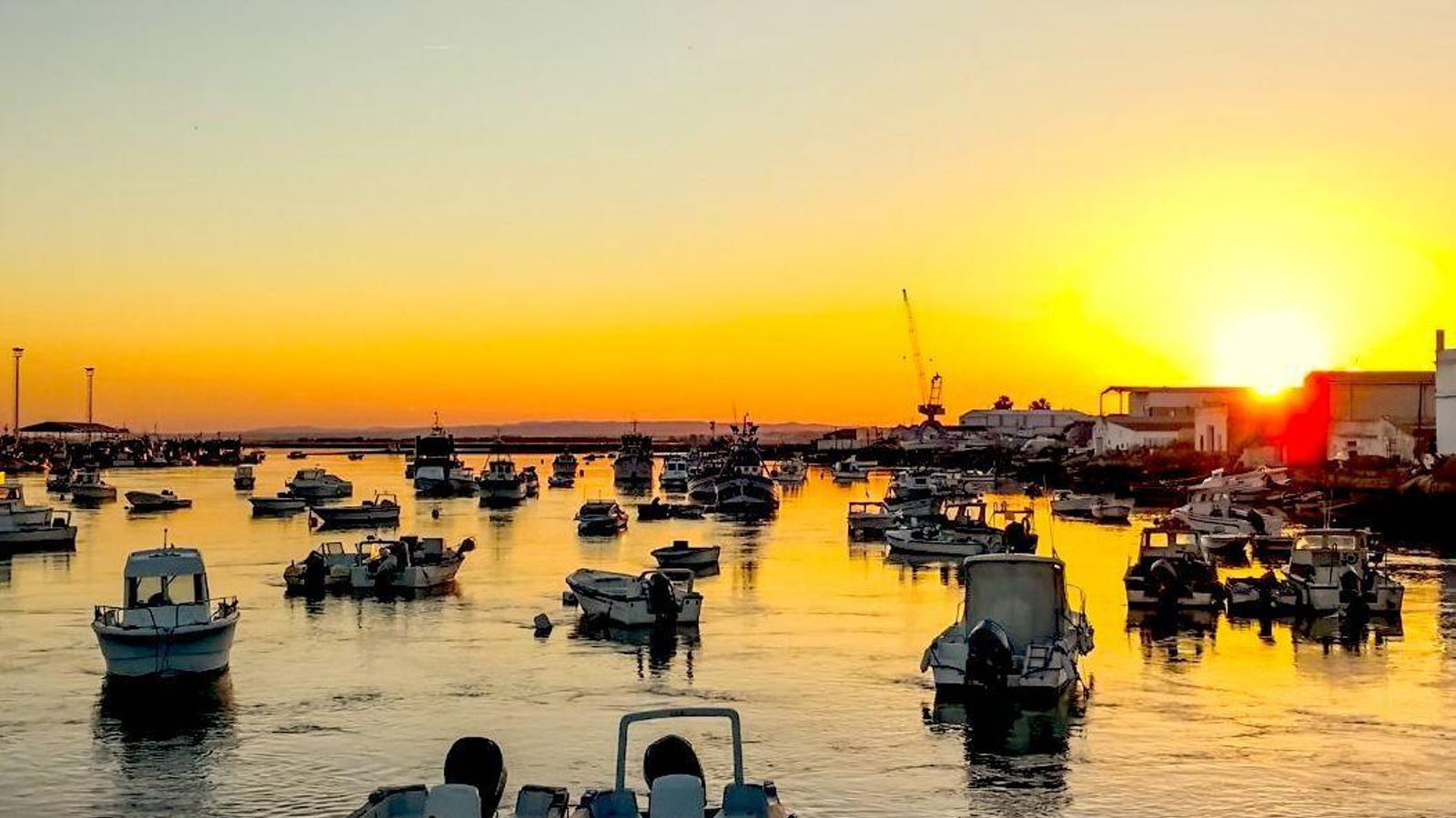 Atardecer en Isla Cristina