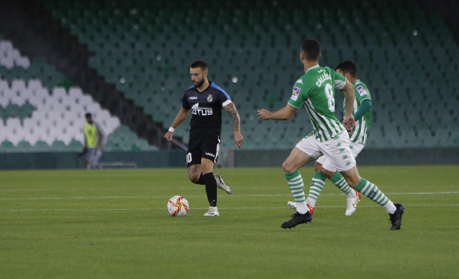Las fotos del triunfo de la Real Balompédica sobre el Betis Deportivo en el Villamarín