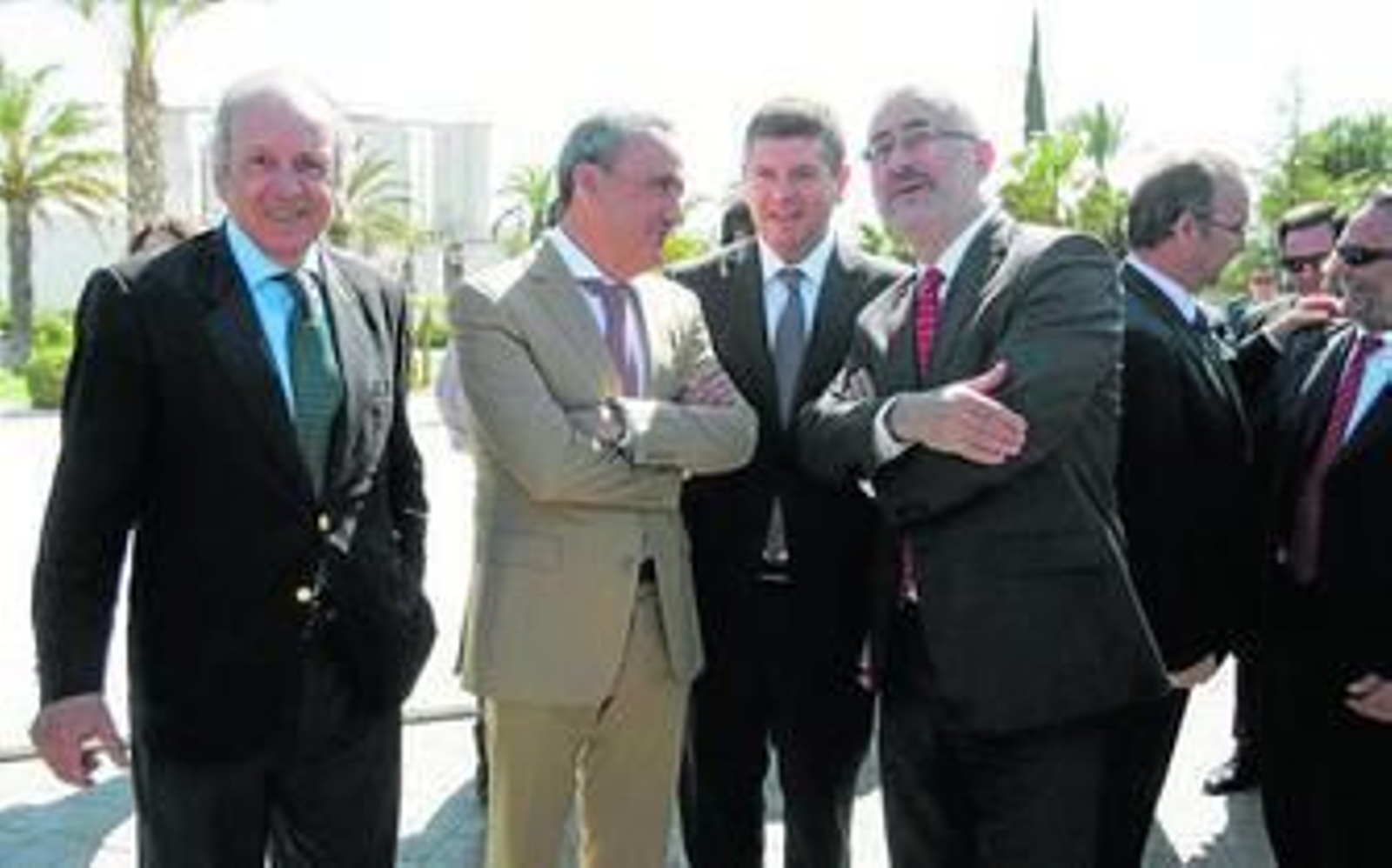 José Luis Marín, presidente de Endesa Gas, Francisco Martínez-Cosentino, Fernando Bergasa, consejero delegado de Endesa Gas, y Antonio Ávila.