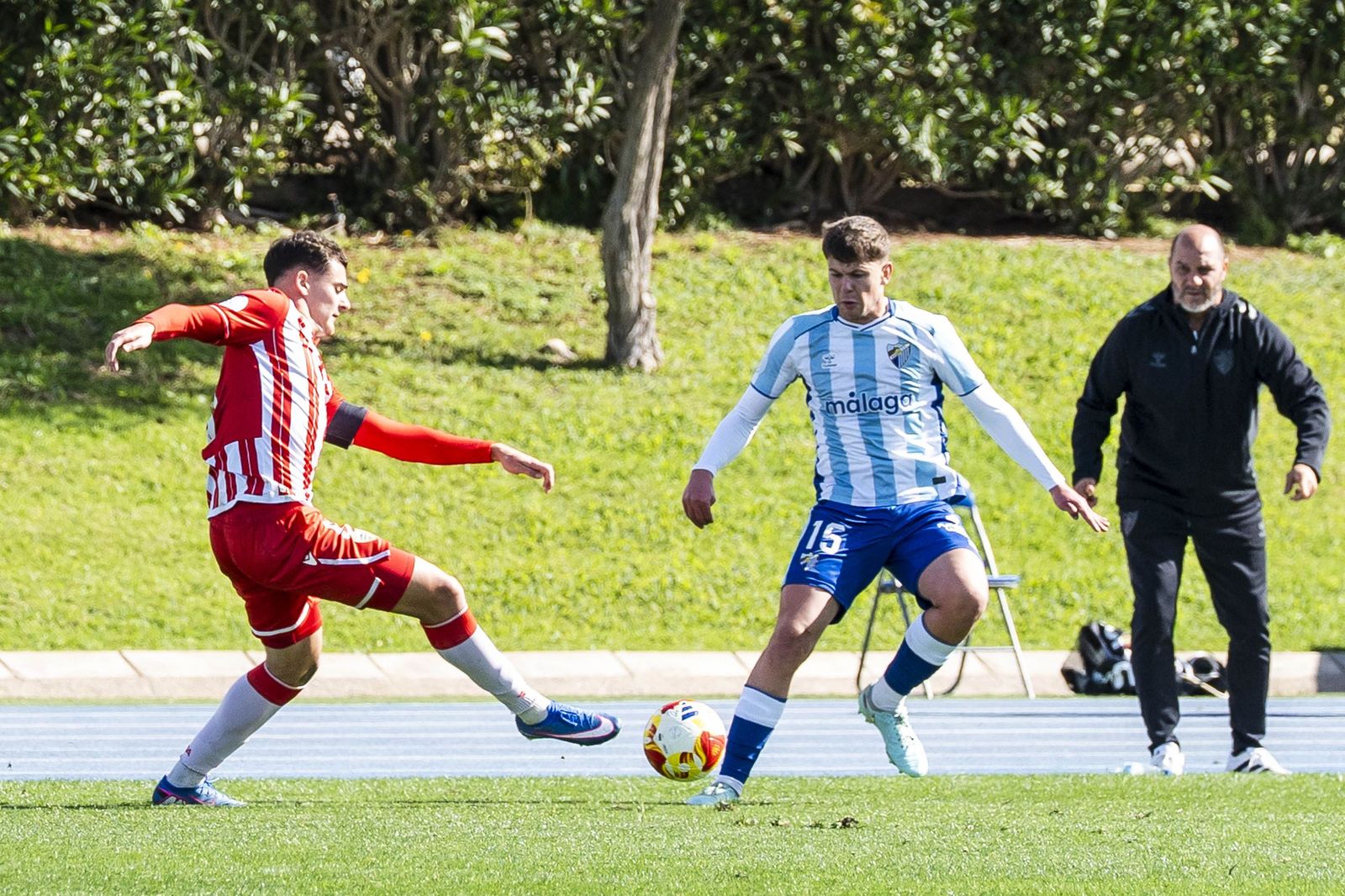 Las imágenes del Almería B y Atlético Malagueño en el Anexo de los Juegos Mediterráneos