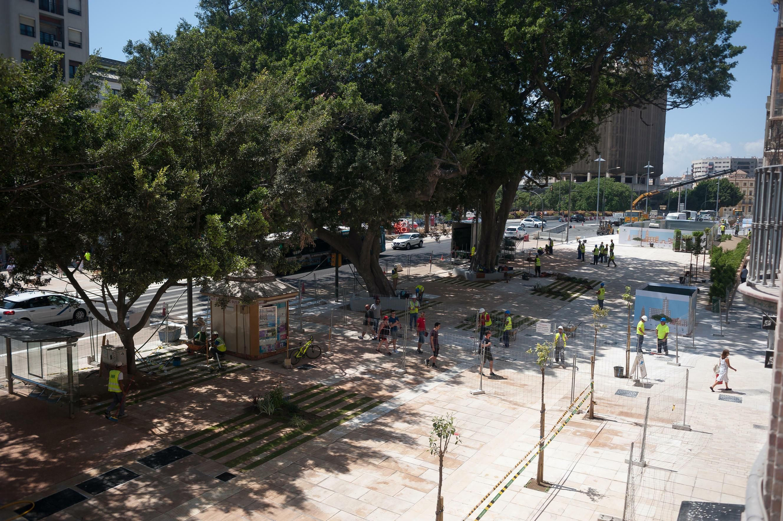 Fotos de los últimos detalles de la obra de la nueva Alameda