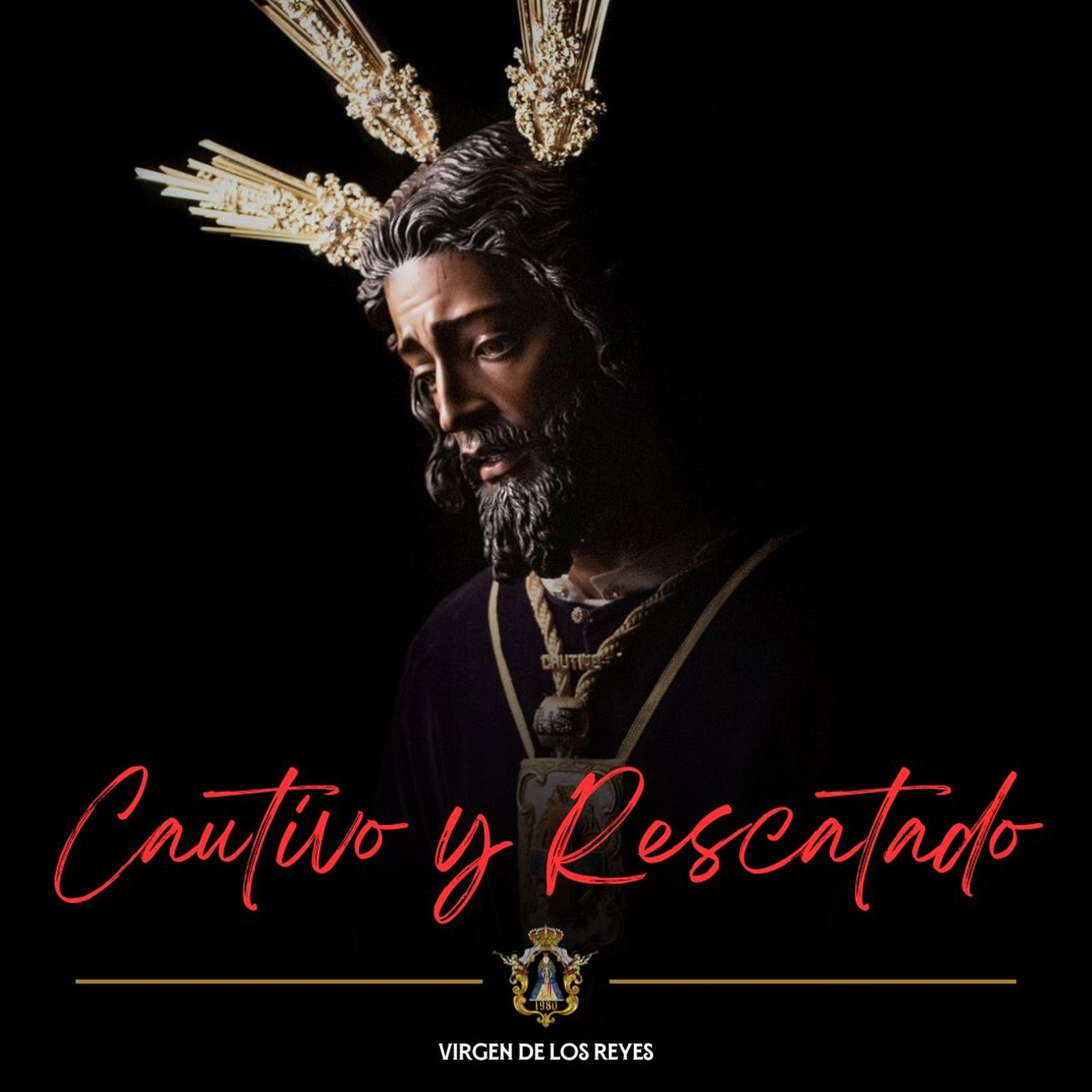 El cartel de Virgen de los Reyes para informar de su contrato en San Pablo