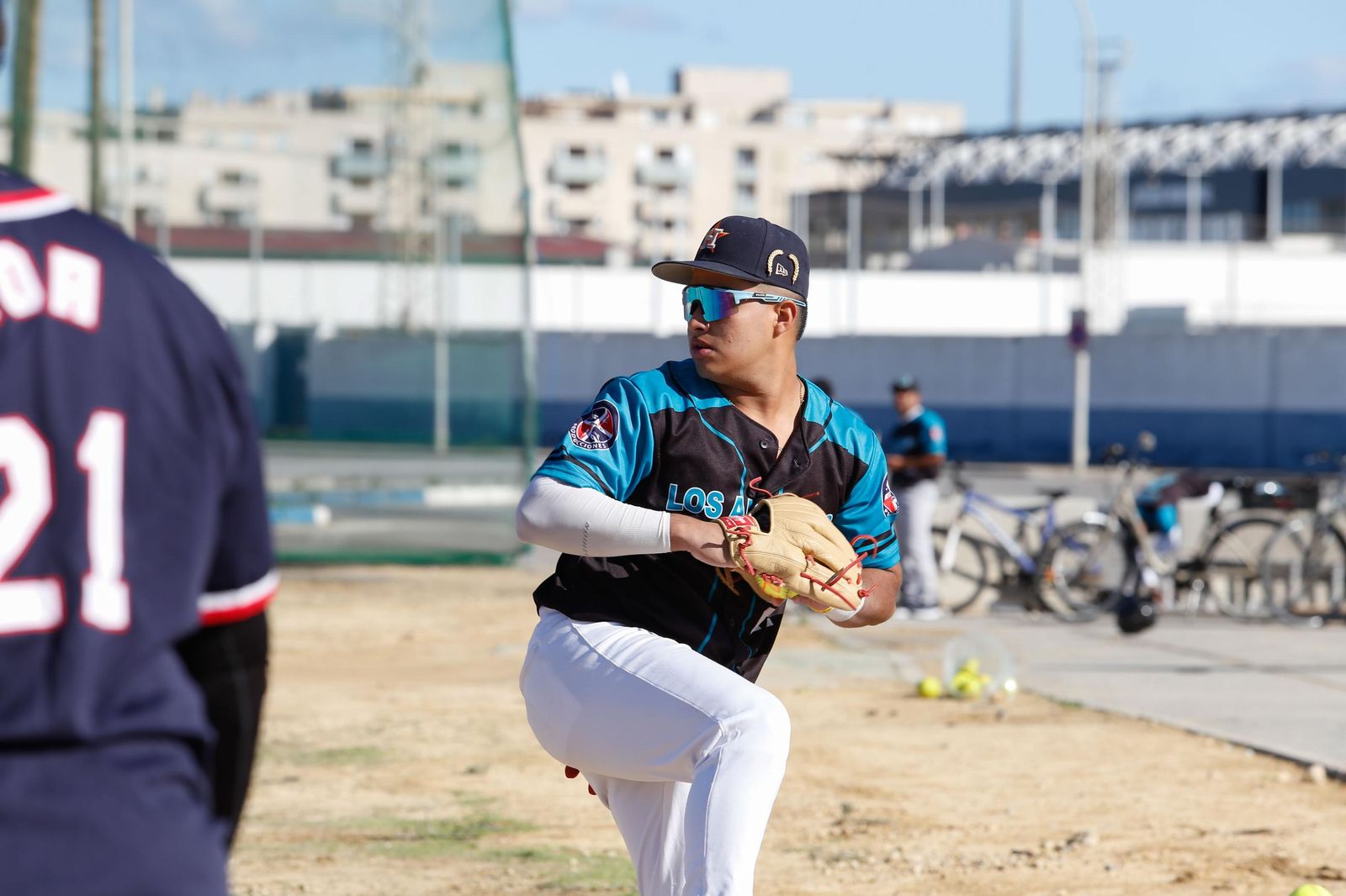 Las fotos del equipo de béisbol Los Ángeles de La Línea
