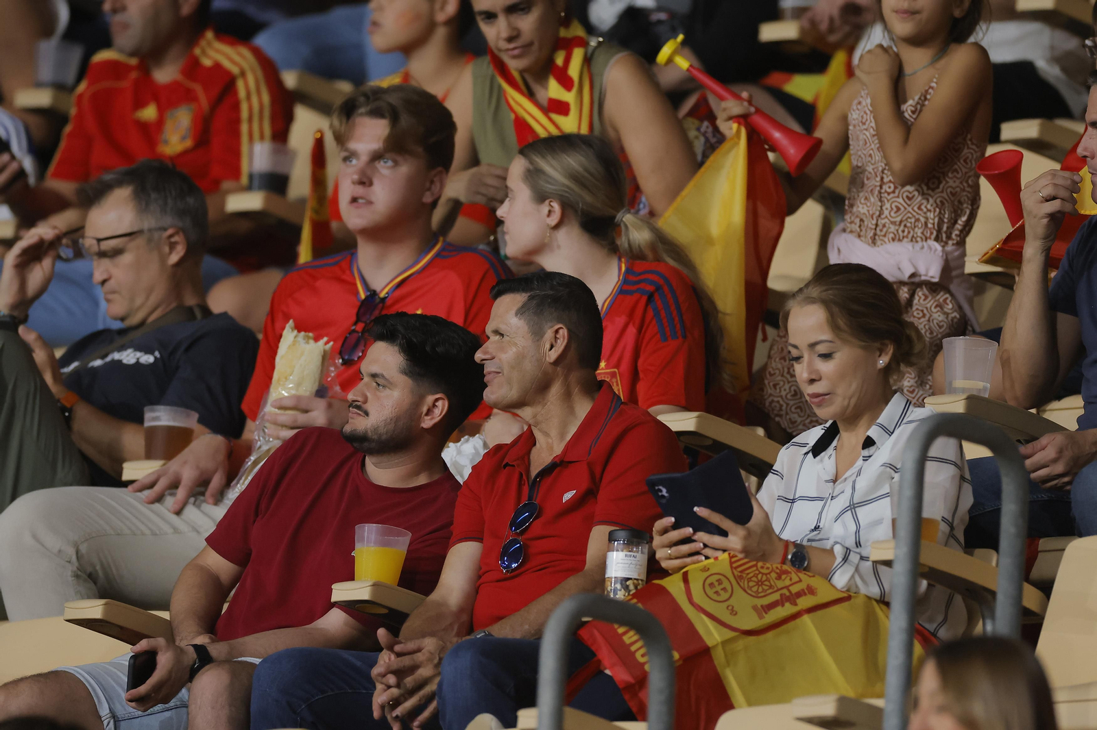 Búscate en las fotos del España-Escocia