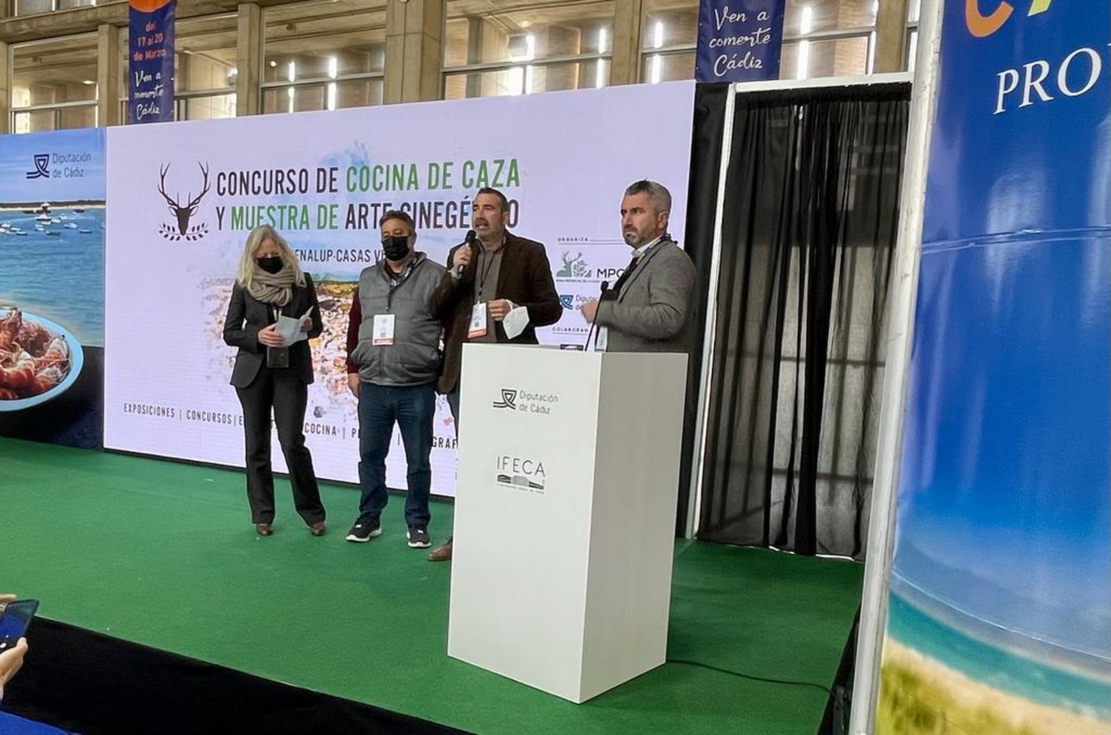 Javier Pizarro, este viernes en Ifeca.