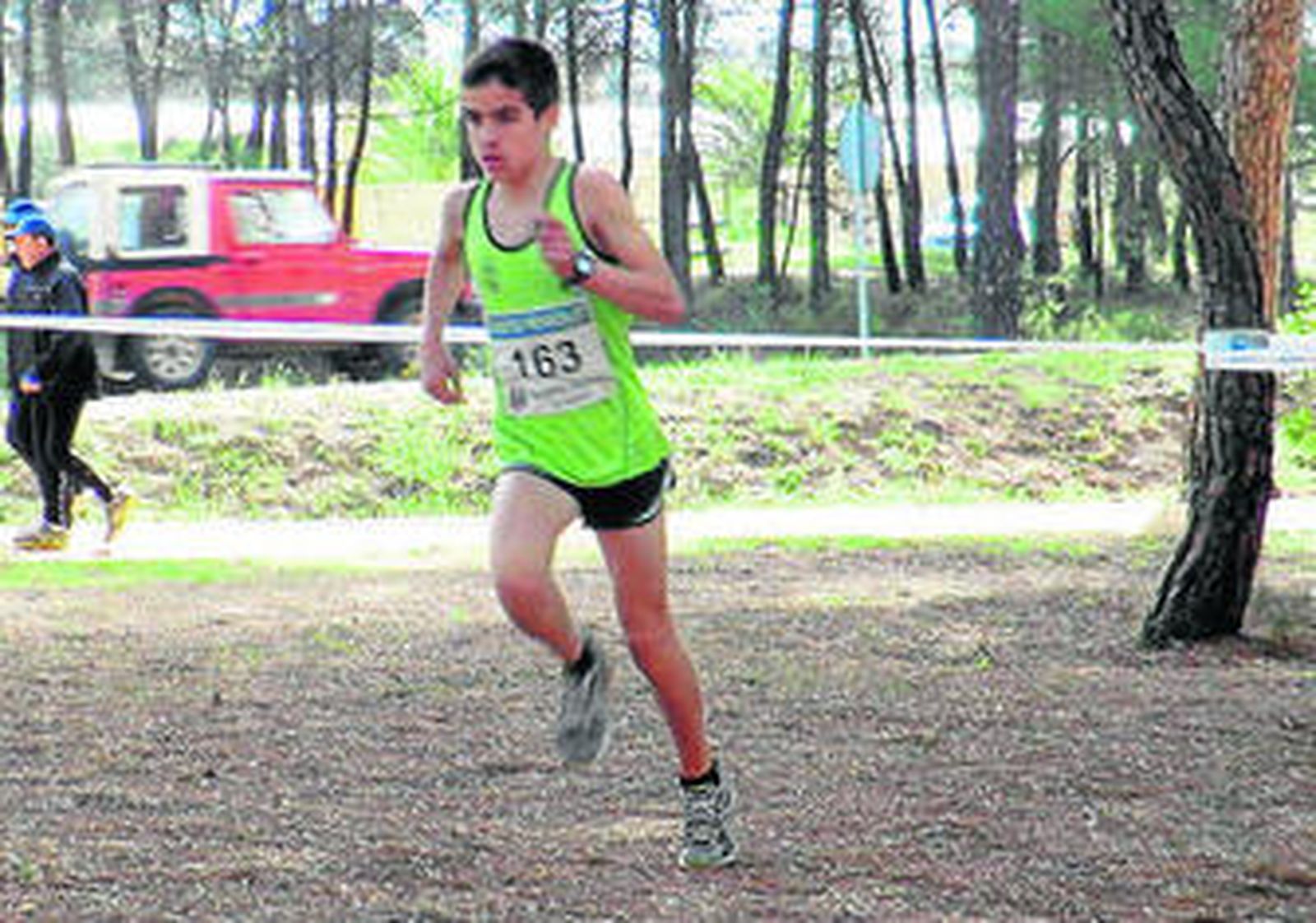 Pablo Vázquez Serrano, durante una carrera.
