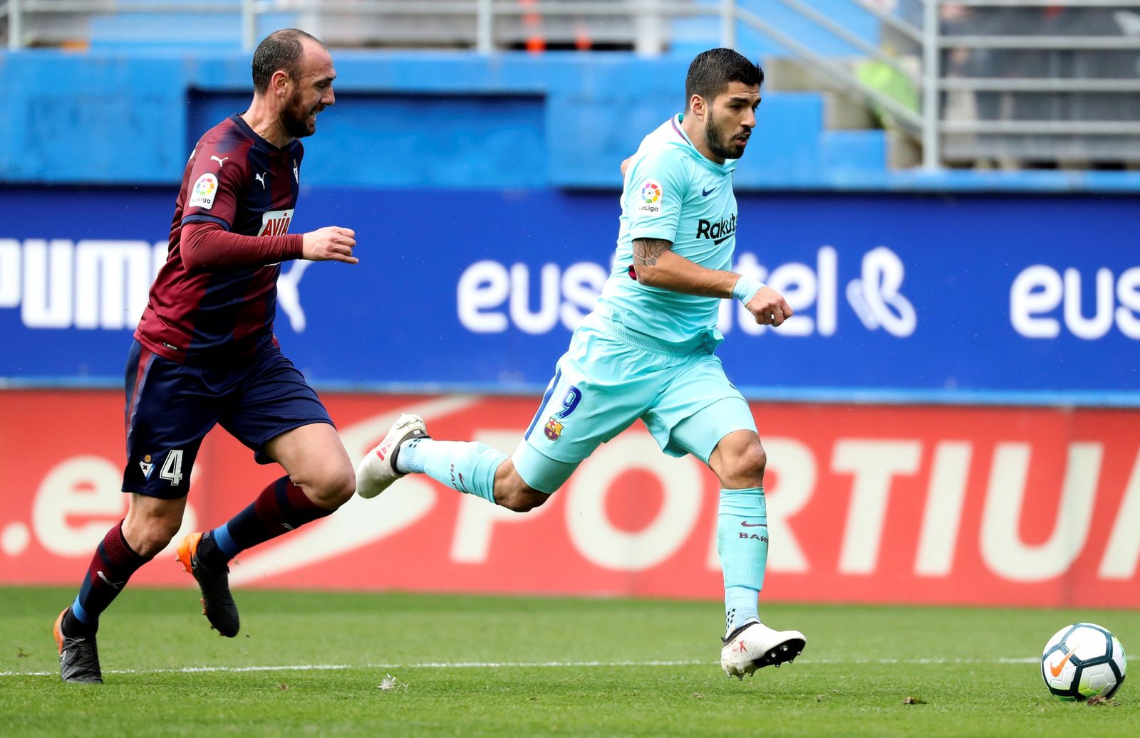 El Eibar-Barcelona, en imágenes