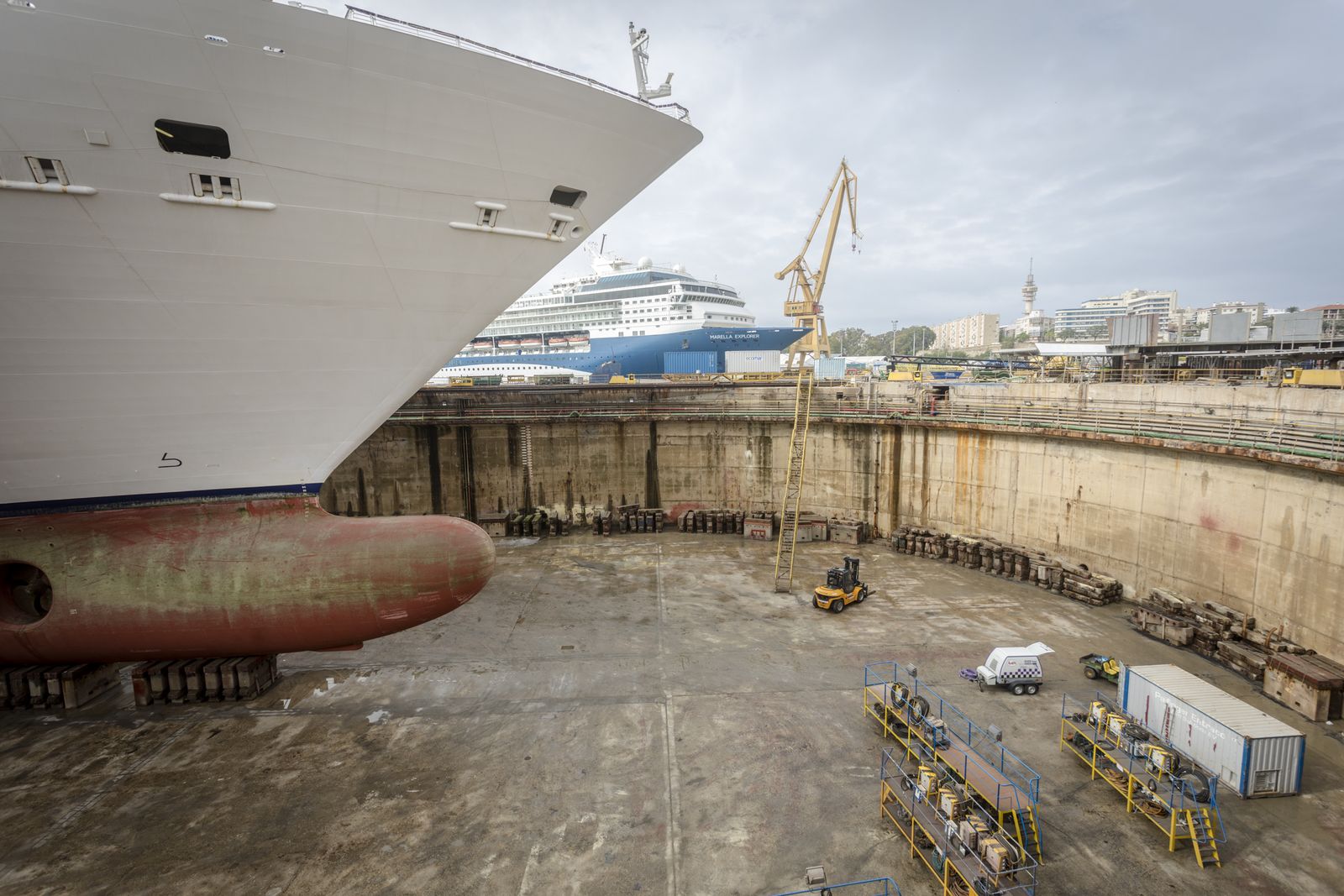 Instalaciones de Navantia en Cádiz.