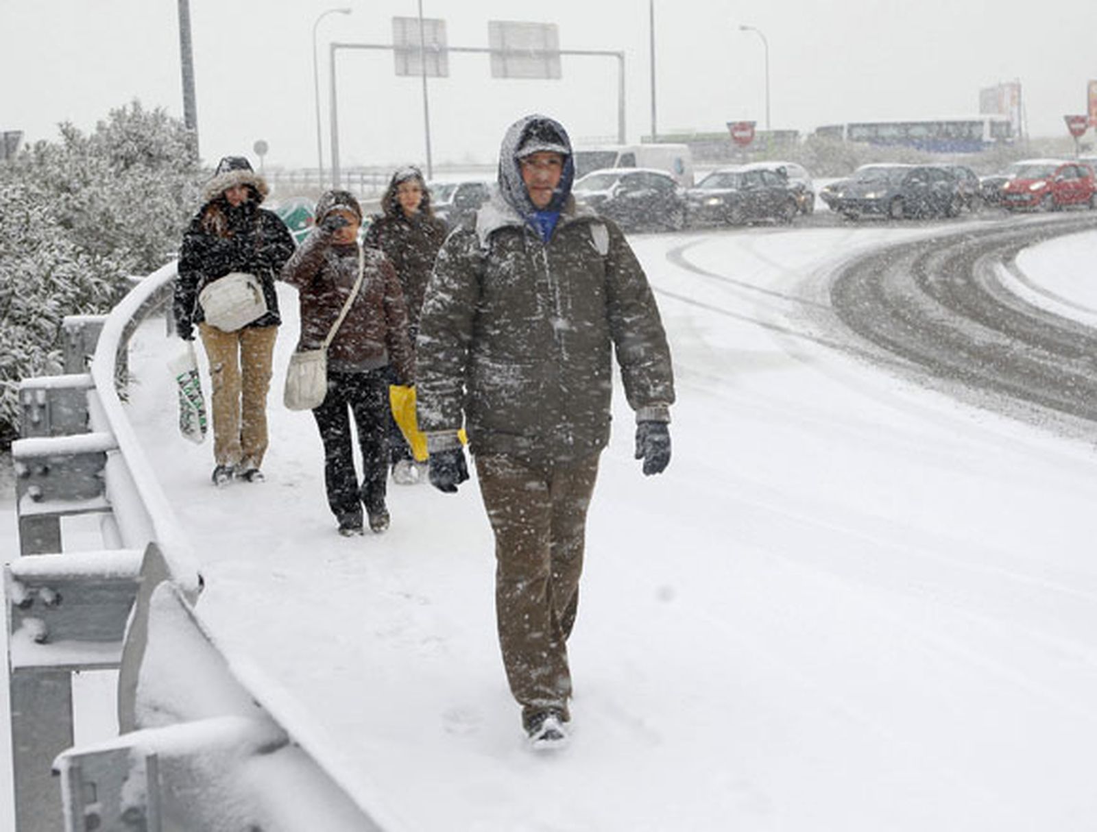 La nieve colapsa España