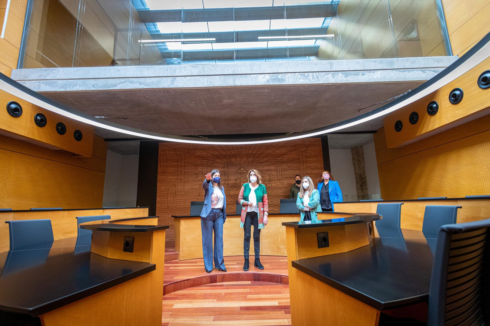 Imágenes de la visita de Susana Díaz al ayuntamiento de San Fernando