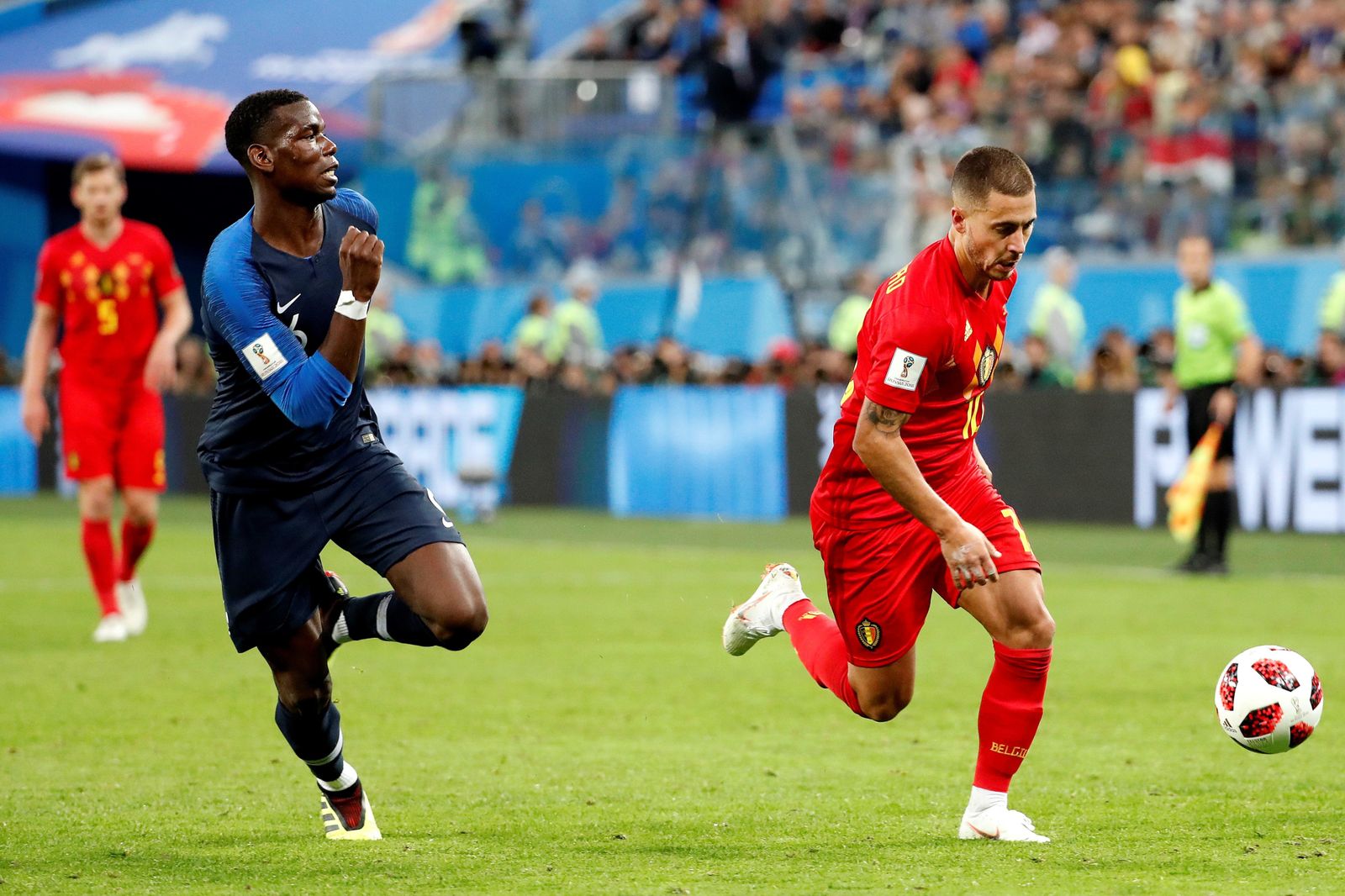 Las imágenes del Francia-Bélgica