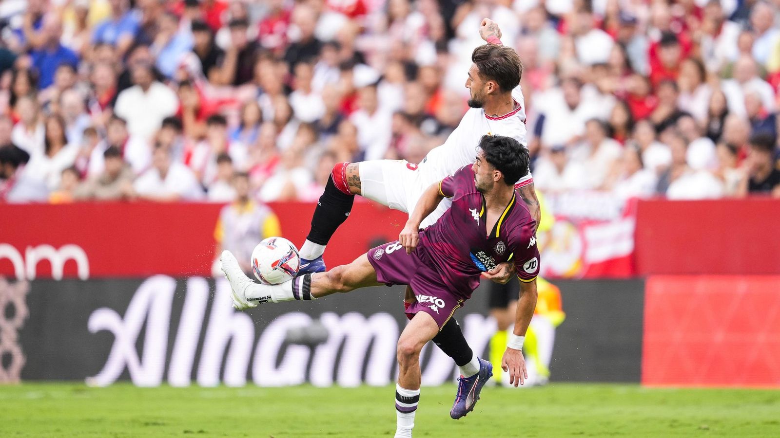 Las imágenes del Sevilla-Valladolid