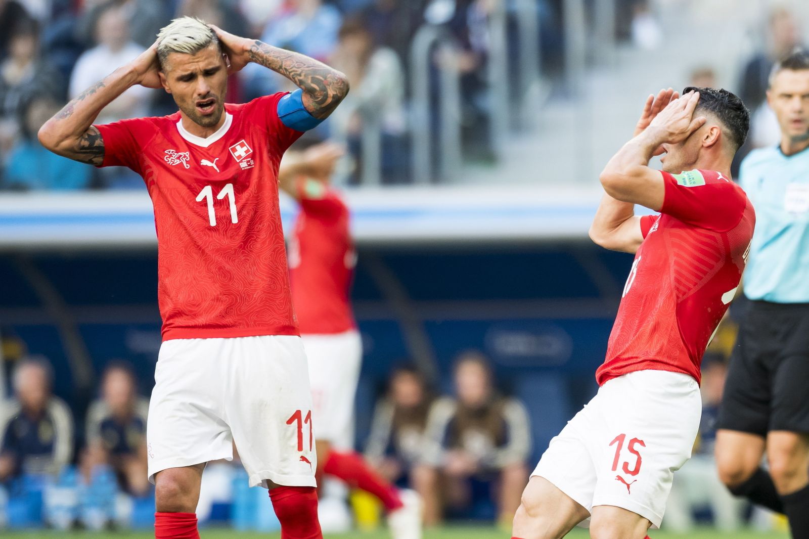 Las imágenes del Suecia-Suiza