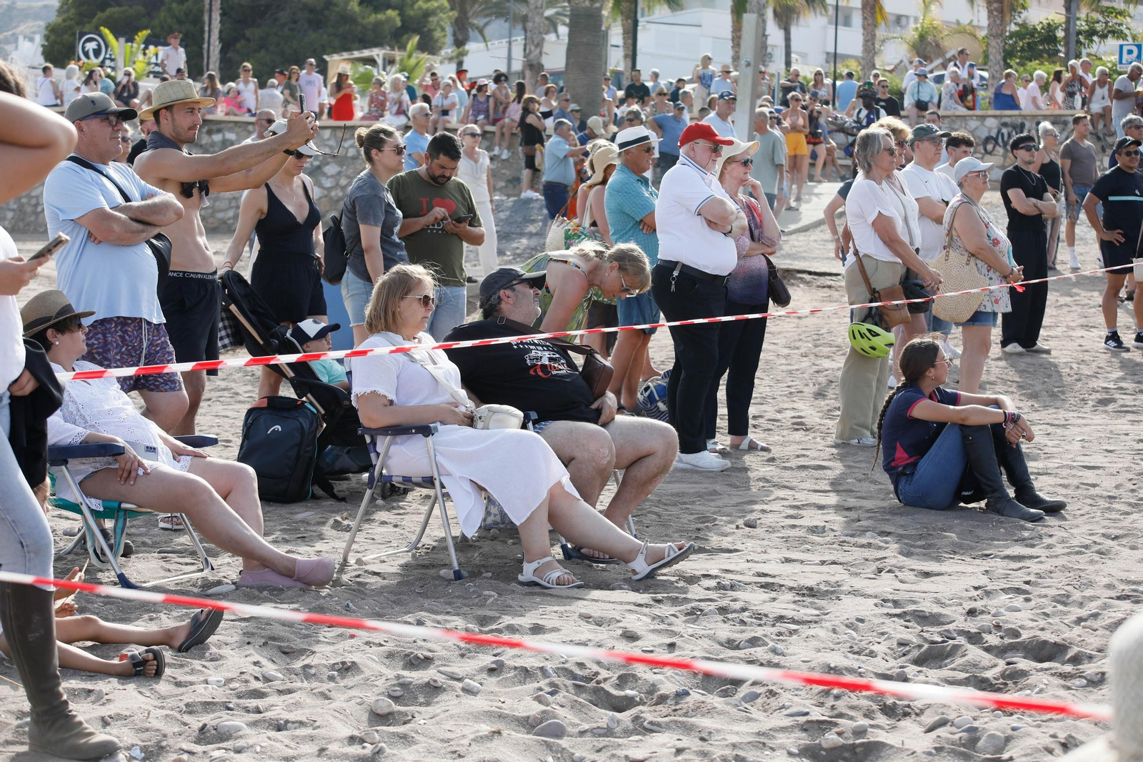 La carrera de cintas y la exhibición de caballos de los Moros y Cristianos de Mojácar, en imágenes