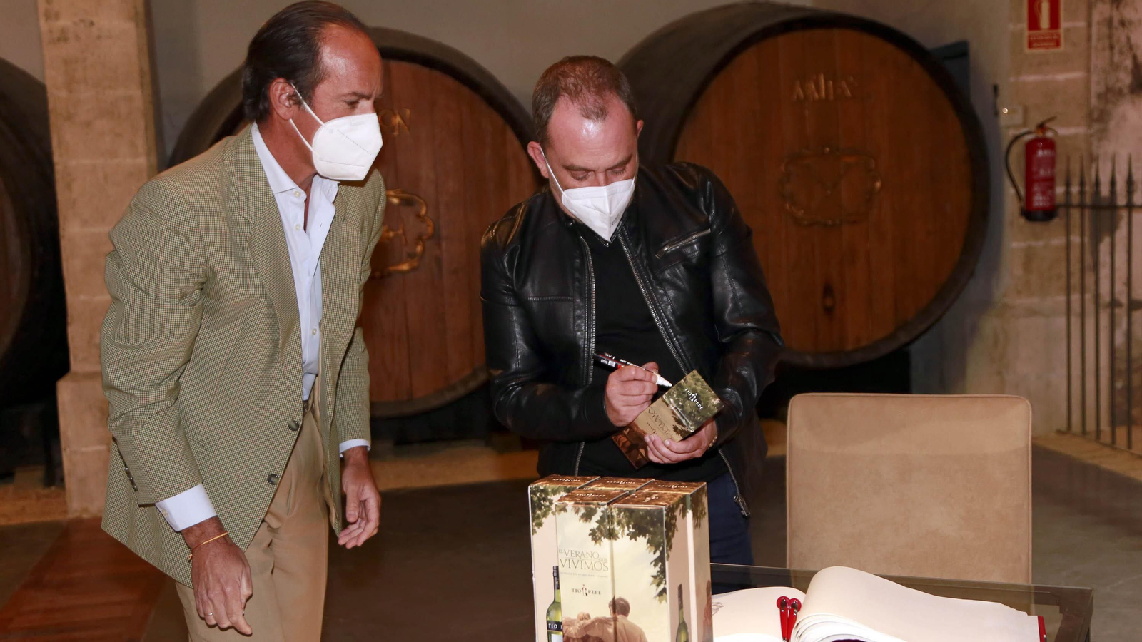 Rueda de prensa de la película 'El verano que vivimos' en González Byass