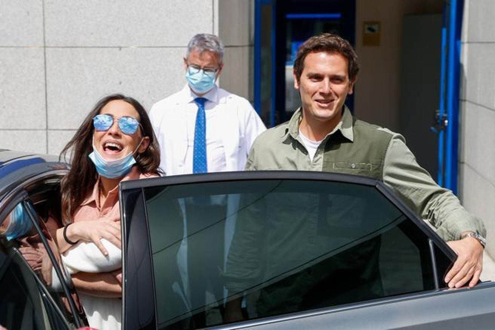 Albert Rivera y Malú, con su hija recién nacida (que en junio cumplirá un año).