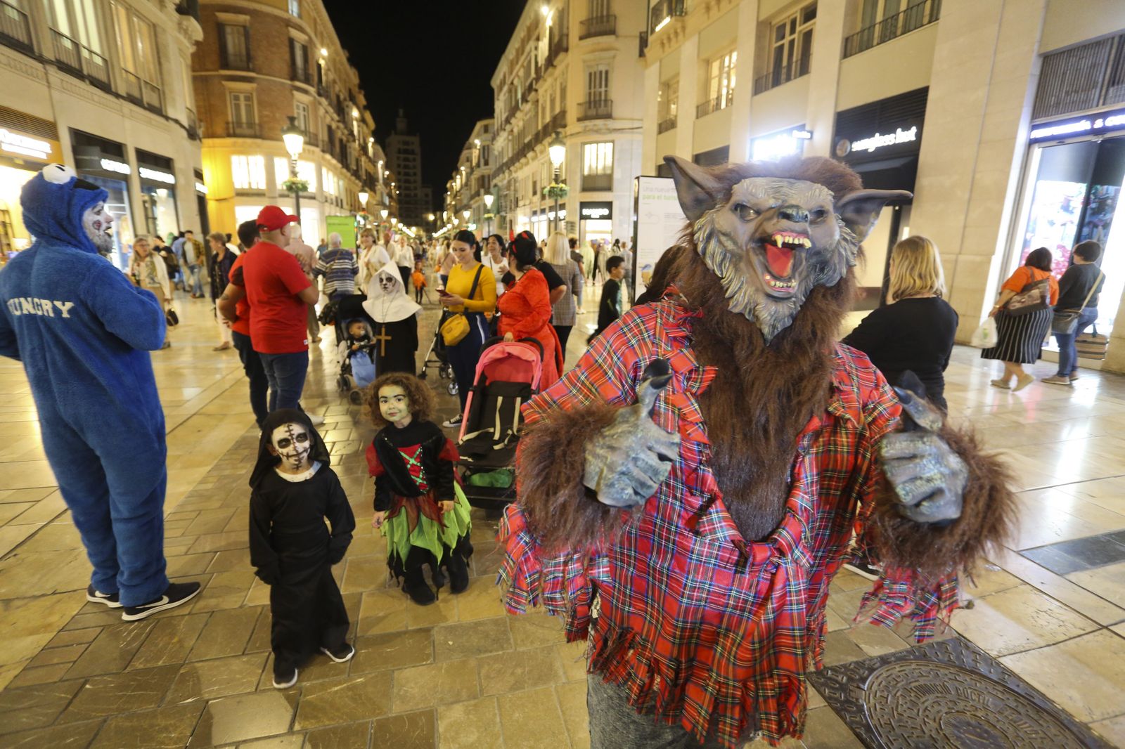 Las fotos de la noche de Halloween en Málaga