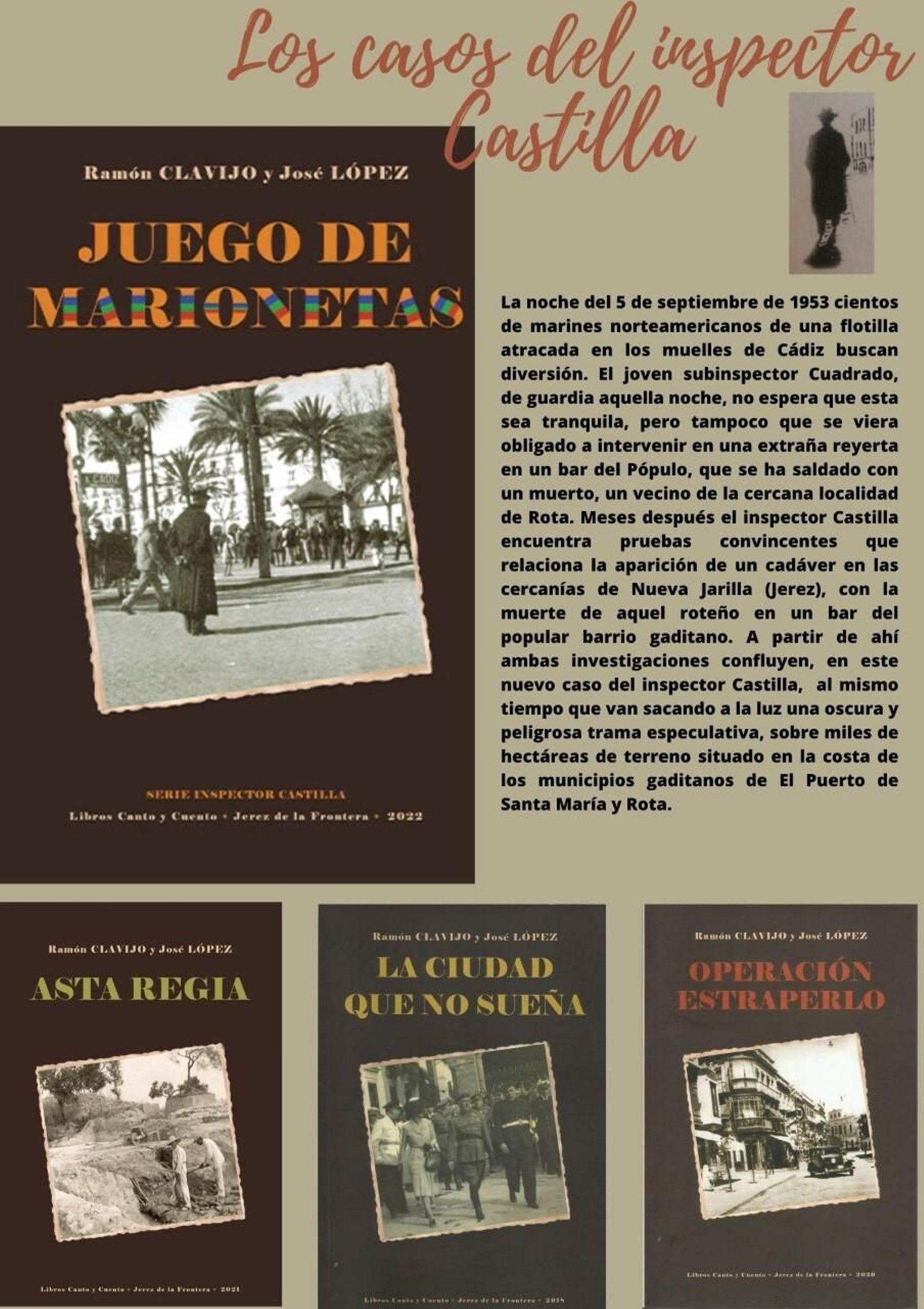 'Los casos del inspector Castilla'.