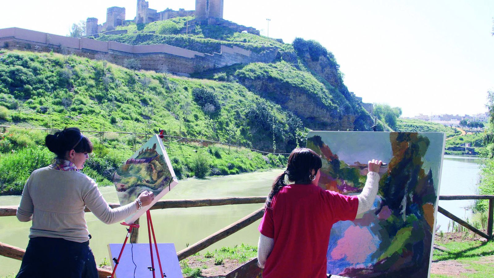 Habrá un concurso de pintura de paisajes.