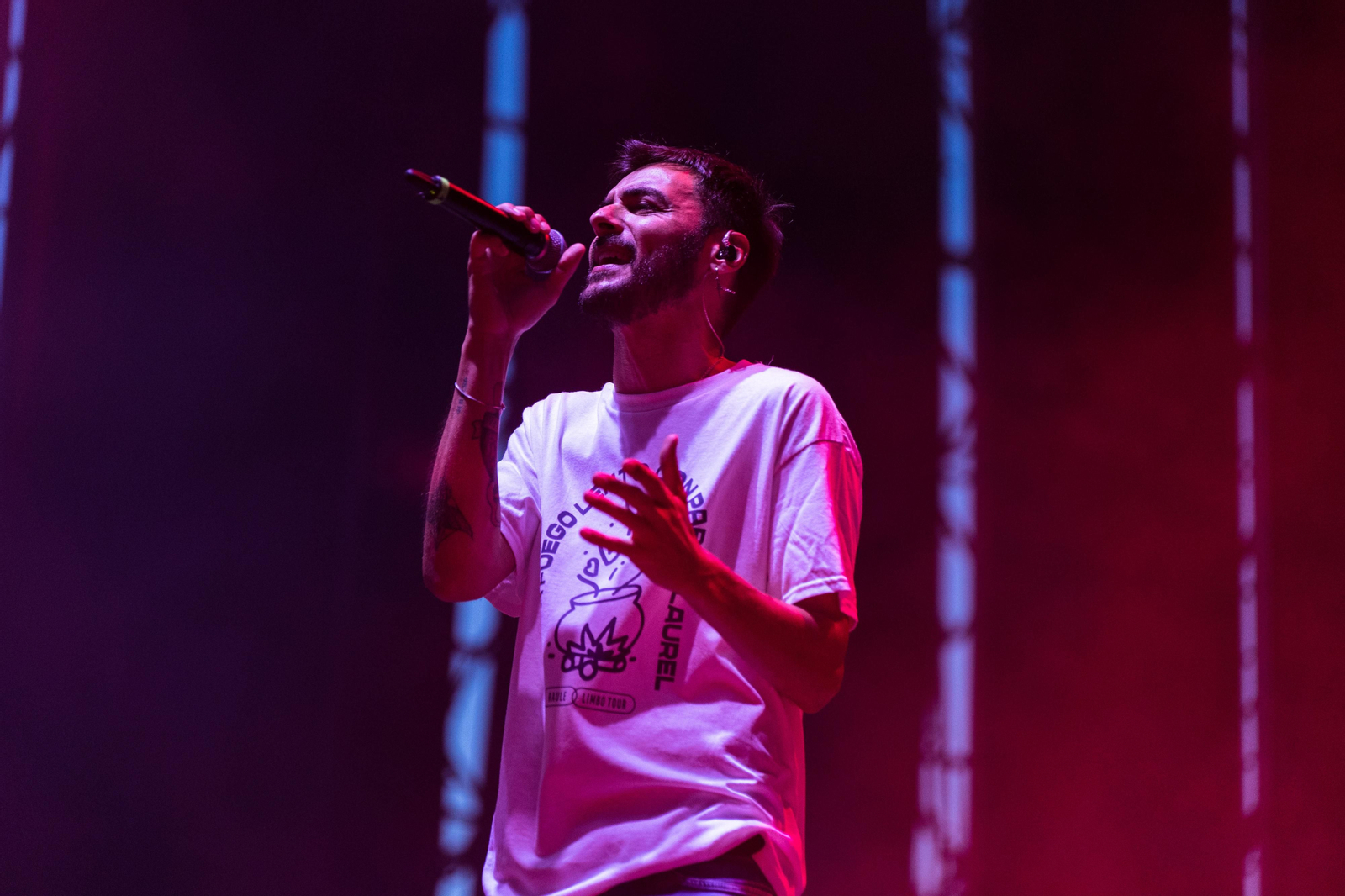 Raúle, en concierto en el Bahía Sound de San Fernando