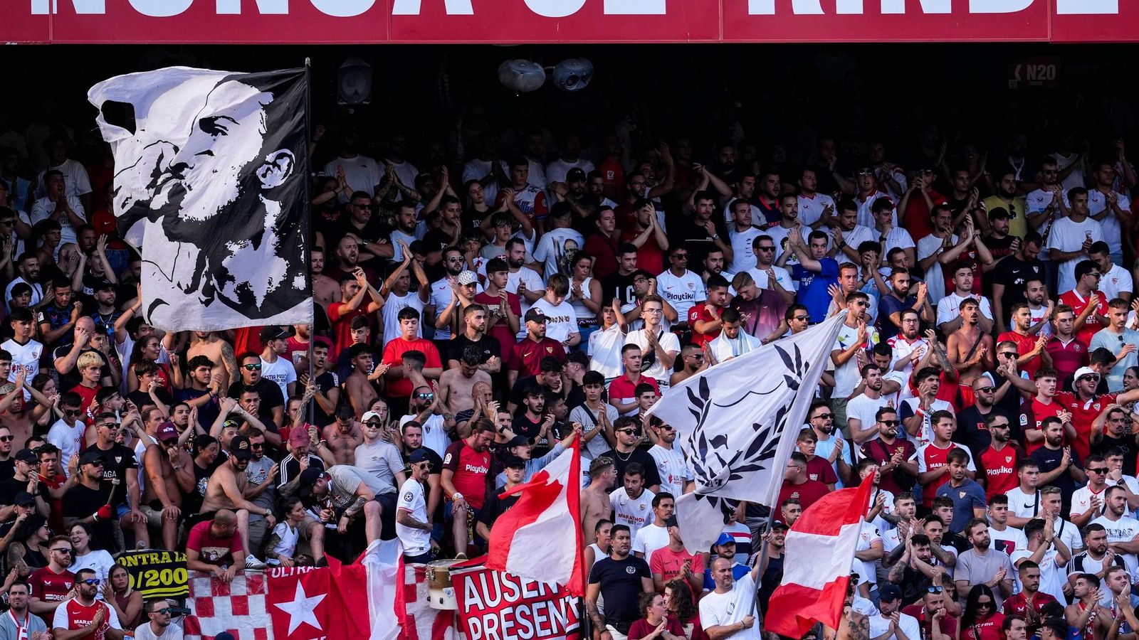 La afición del Sevilla en el Ramón Sánchez-Pizjuán