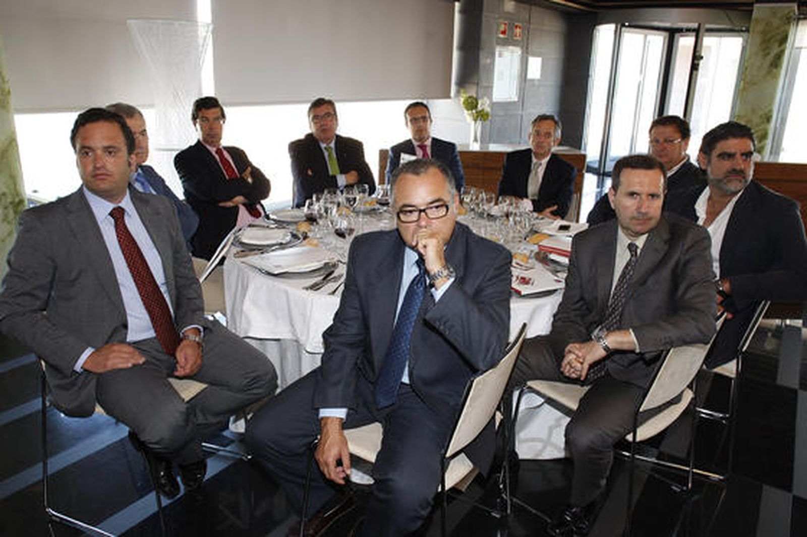 Juan Pablo Acosta, Luis Vázquez, Julio González, J. Luis Martínez, Antonio Pérez, Alejandro Sancho, Manuel Padilla, Eduardo Urbano, Juan J. Quirós, y José A. Fernández.

Foto: Joaquín Pino