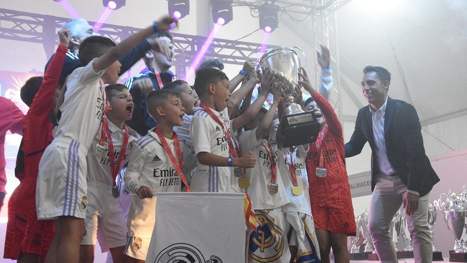 Los prebenjamines del Real Madrid.