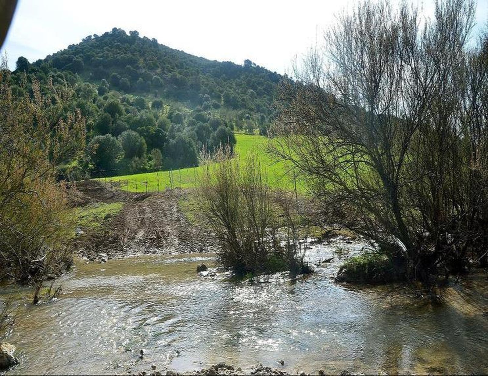 Una vista del río Guadaíra y el paisaje de la zona que se quiere proteger.