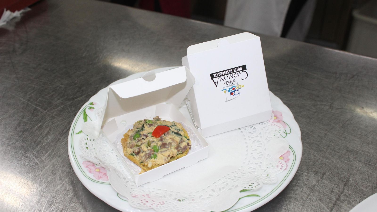 Tostas de pan al curry.