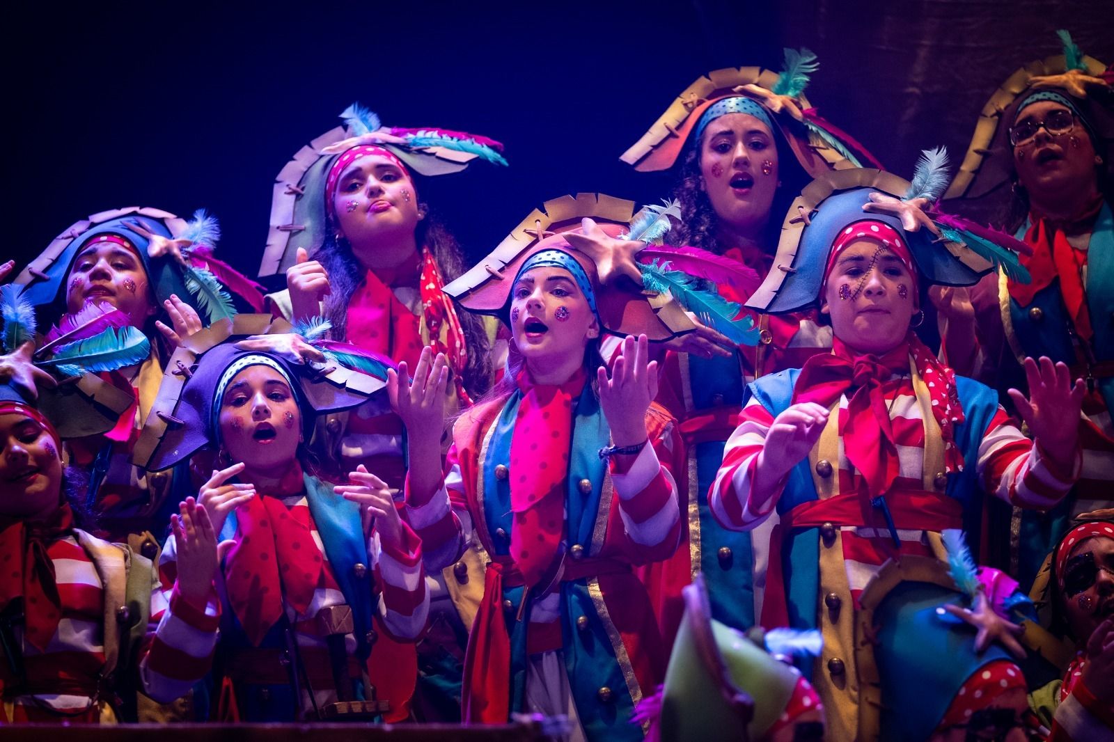 El coro infantil 'La perla de Cádiz' cerró la final cerca de la 1:15 de la mañana del jueves.