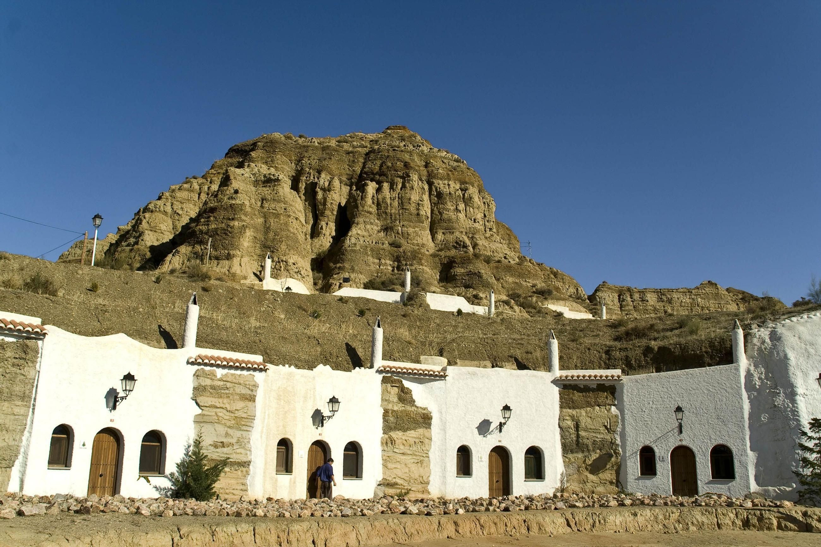 Imagen de archivo de las Casas Abuelo Ventura en Guadix, ejemplo de alojamientro turístico en casas cueva