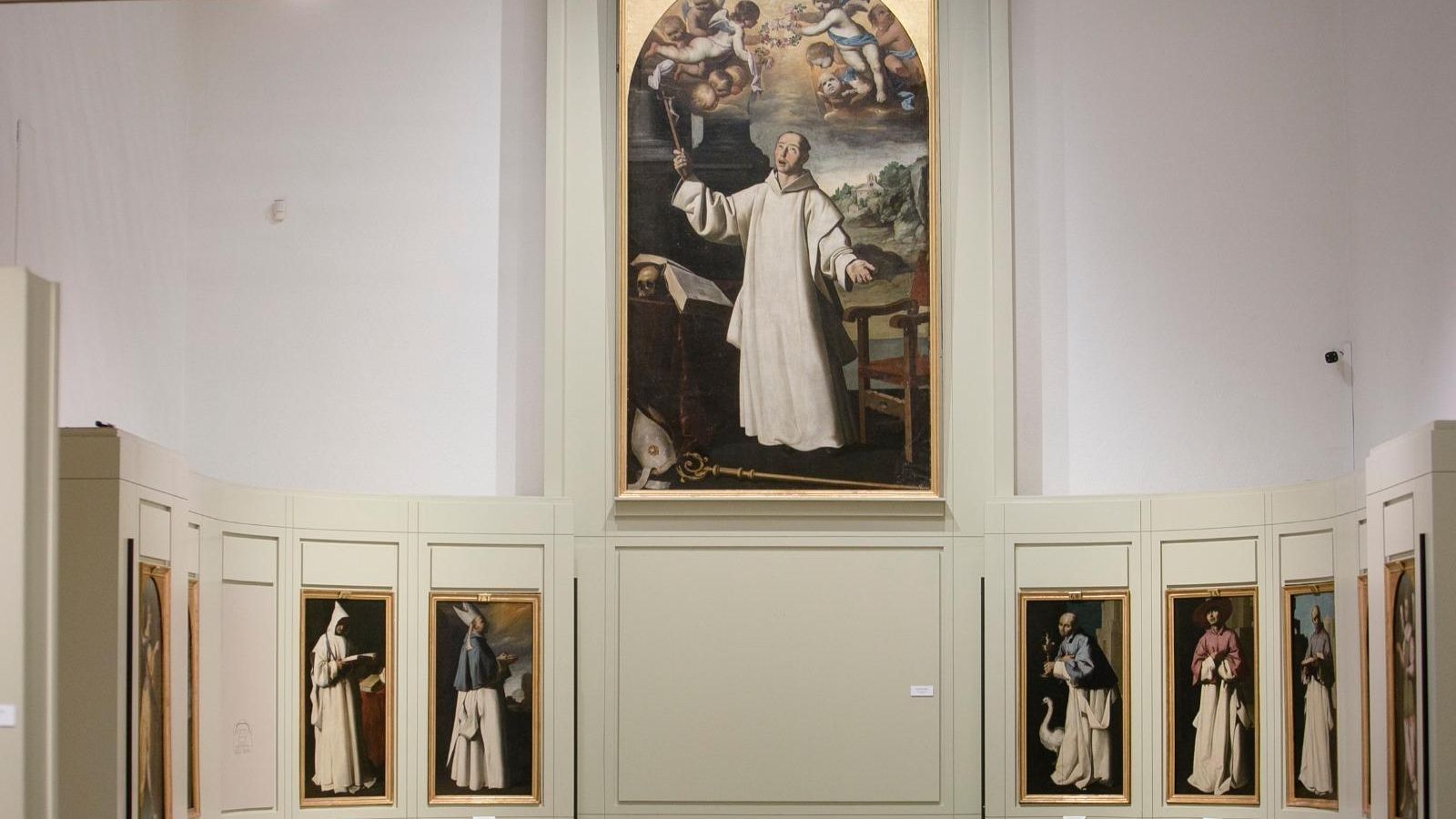 Los zurbaranes en el Museo de Cádiz. Los zurbaranes en el Museo de Cádiz.