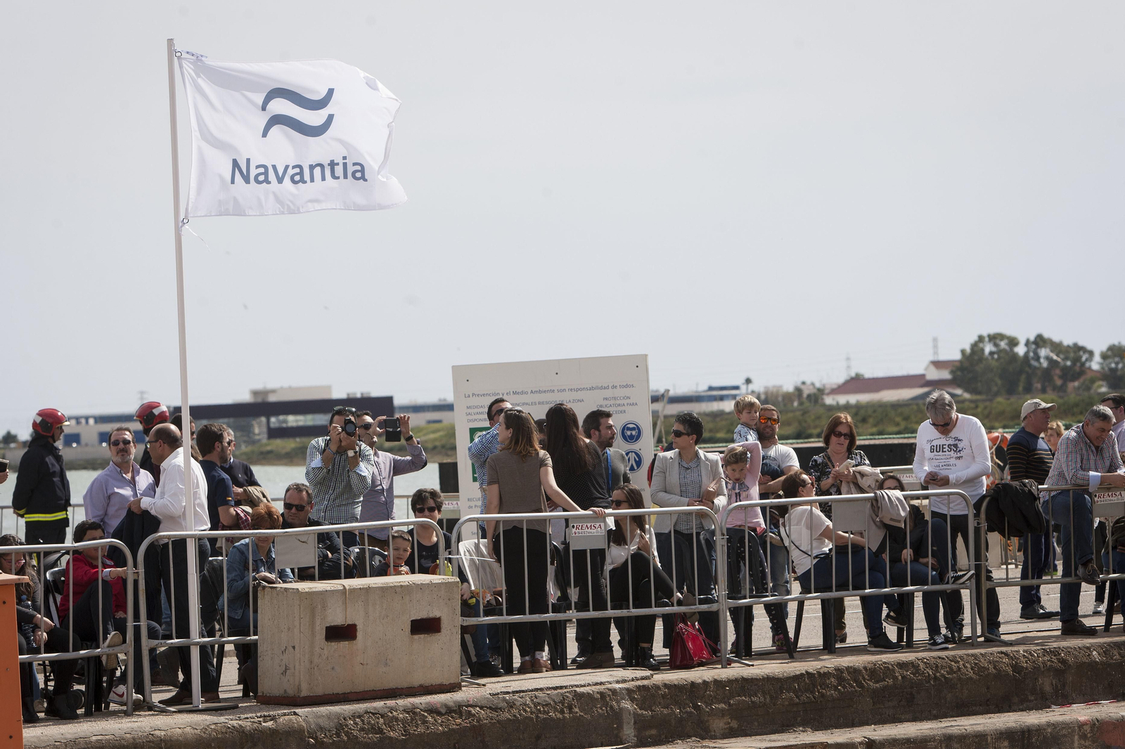 Botadura del BAM 'Audaz'.