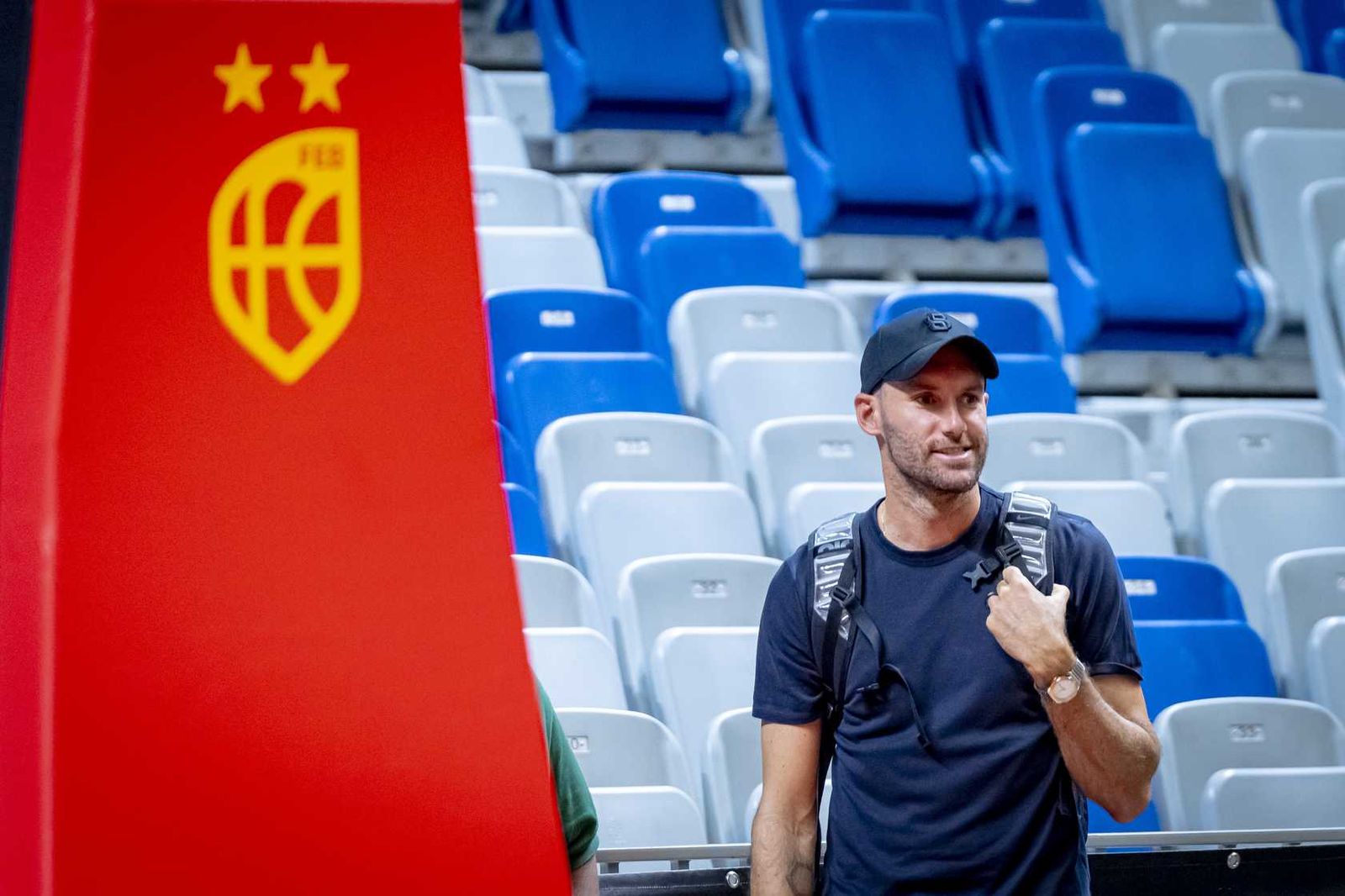 Rudy Fernández visita a España en Málaga