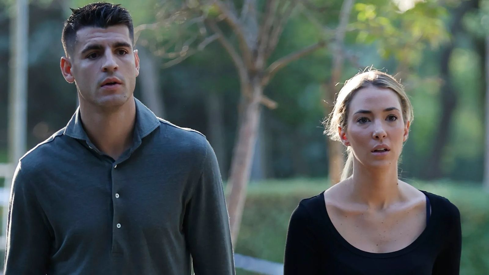 Álvaro Morata y Alice Campello, juntos en una fotografía de archivo.