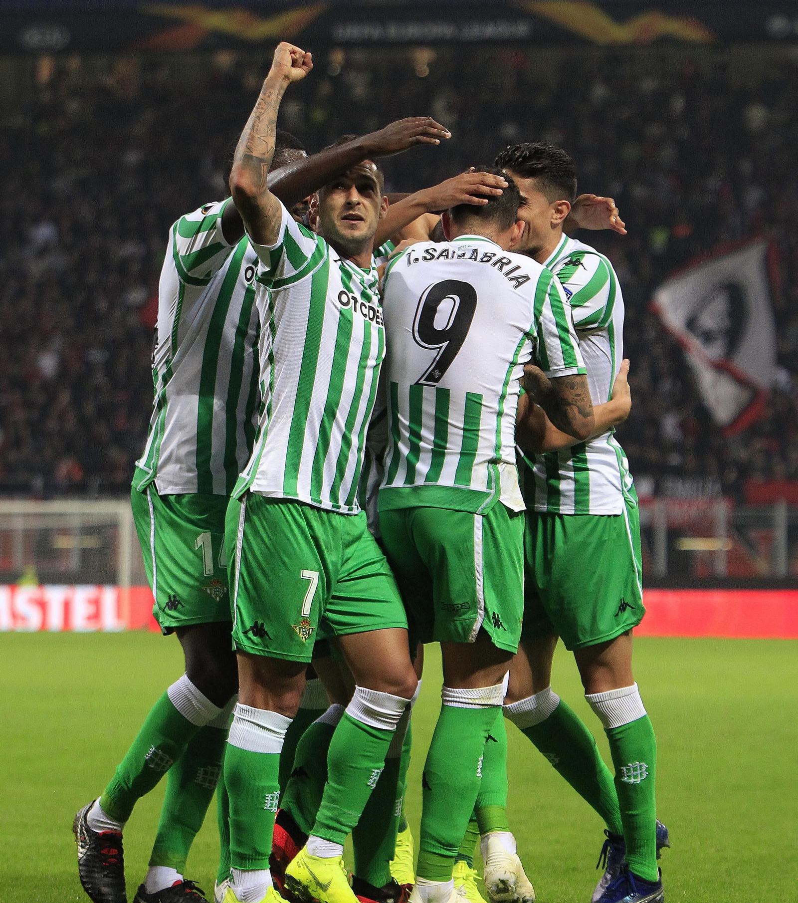 El Milan-Betis, en imágenes