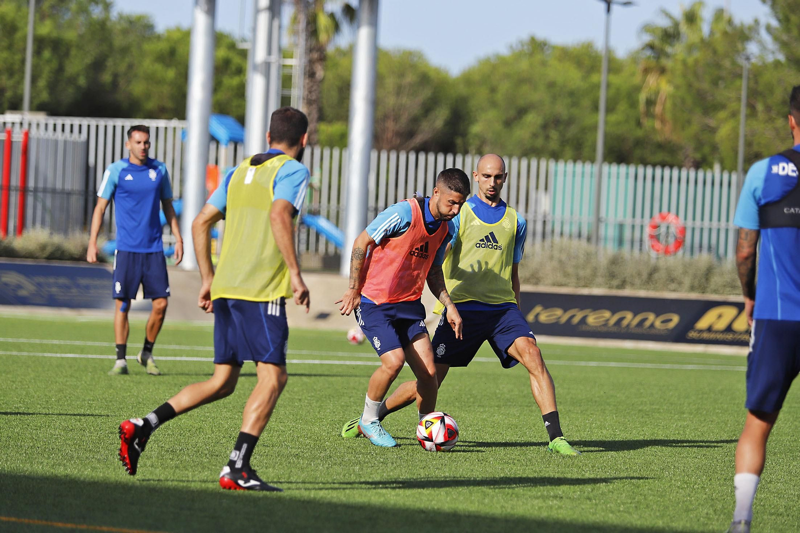 Imágenes del entrenamiento del Recreativo de Huelva