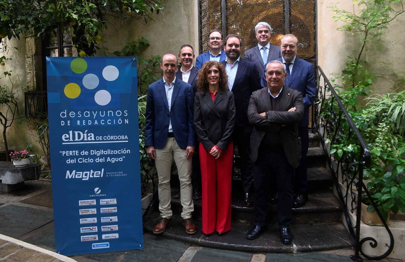 Participantes en el desayuno de redacción 'PERTE de Digitalización del Ciclo del Agua'. Participantes en el desayuno de redacción 'PERTE de Digitalización del Ciclo del Agua'.