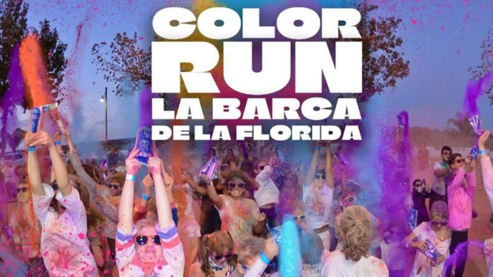 Cartel de la color run de La Barca de la Florida