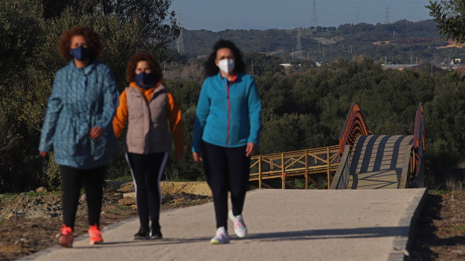 Sendero del arroyo de la Madre Vieja en San Roque