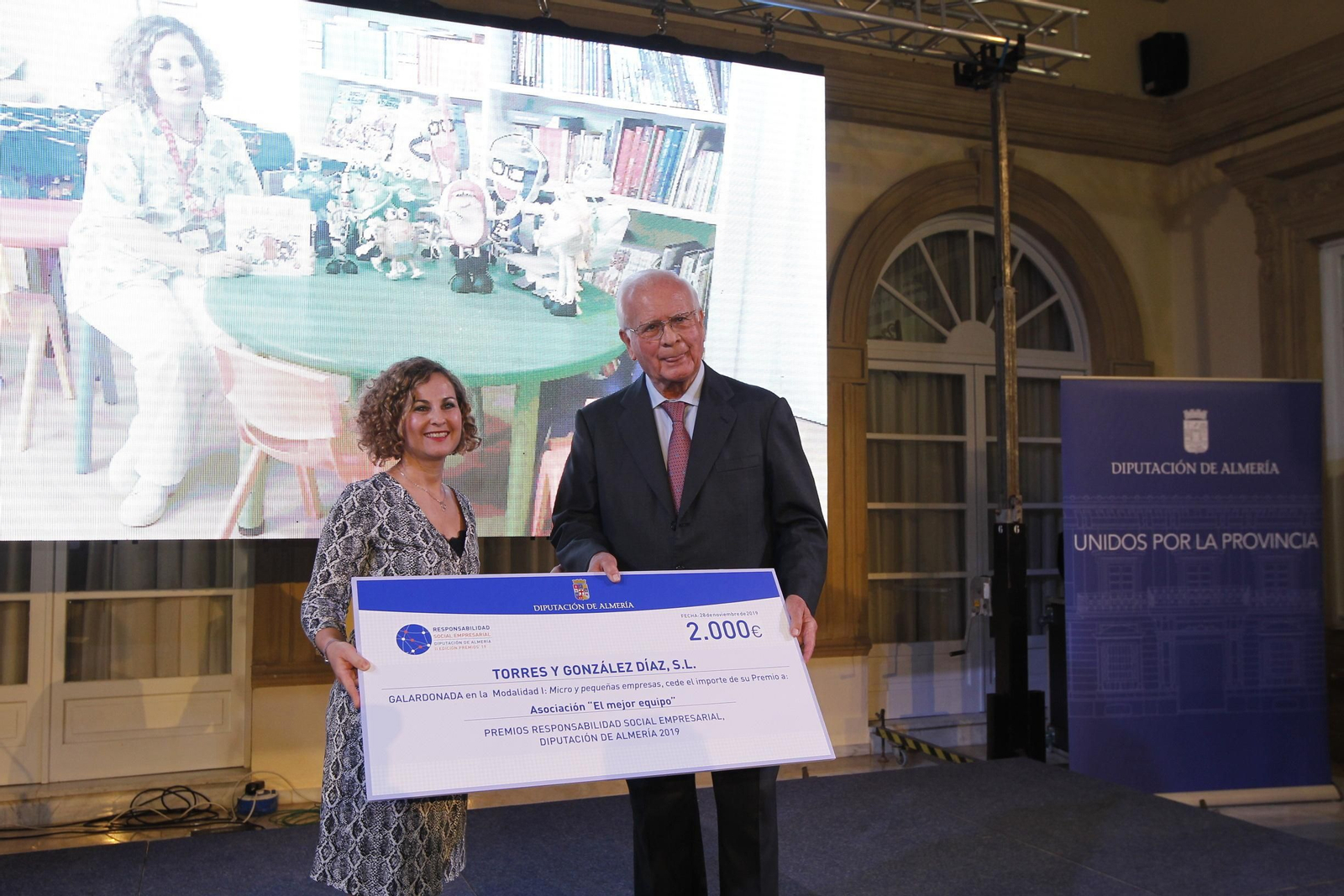 Fotogalería Premios Responsabilidad Social Empresarial 2019. Diputación de Almería