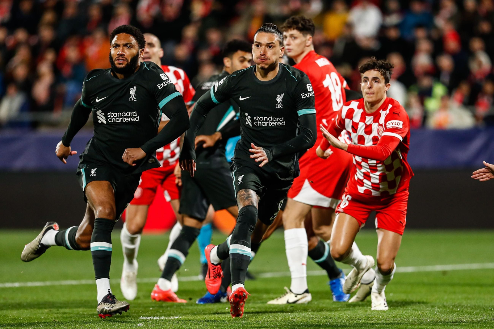 Las fotos del Girona - Liverpool
