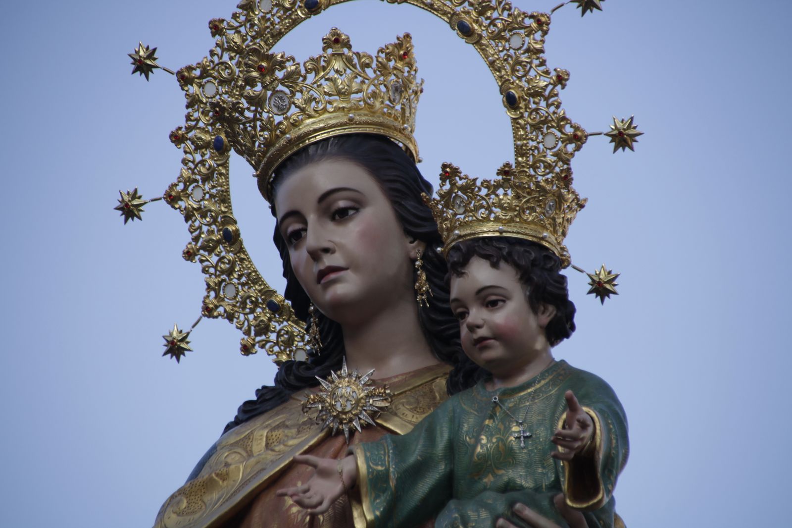 procesión de María Auxiliadora en imágenes Huelva