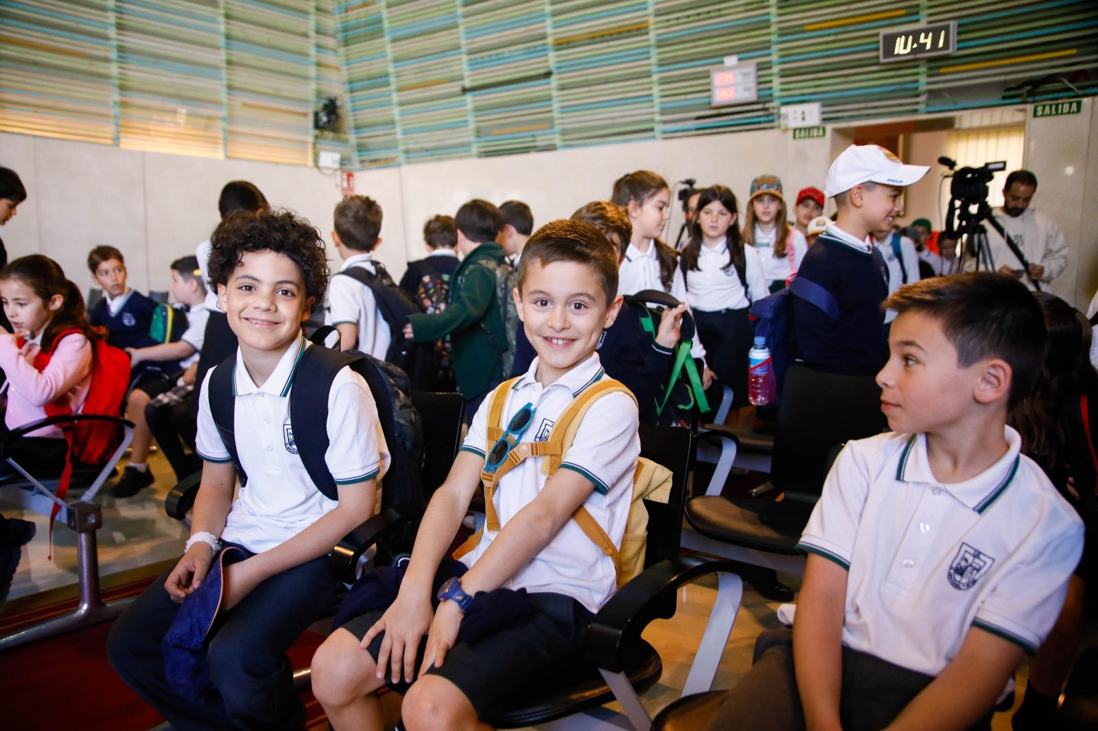 Visita al Ayuntamiento de Almería del colegio Virgen de Fátima, en imágenes