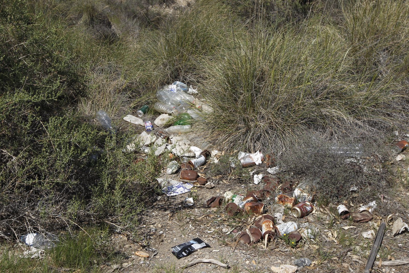 Fotogalería basura en el Desierto de Tabernas