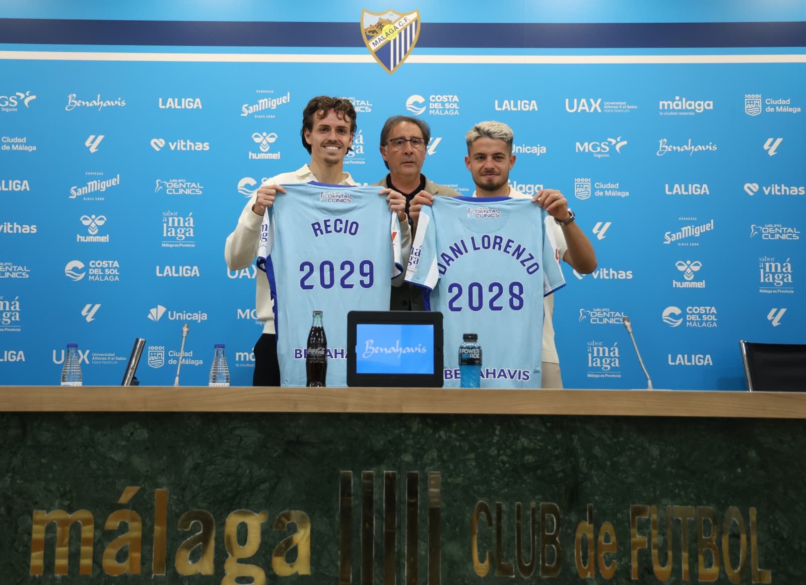 Las fotos de Dani Lorenzo y Ángel Recio en La Rosaleda