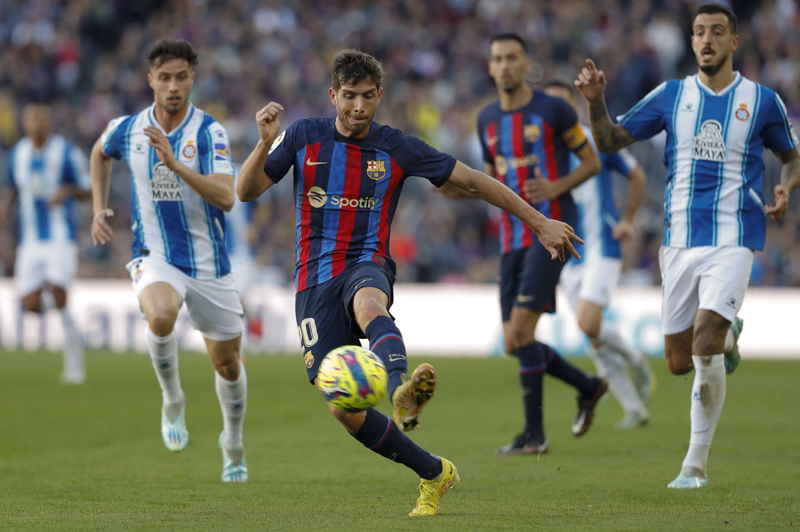 Las fotos del Barcelona - Espanyol